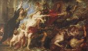 Peter Paul Rubens The moral of the outbreak of war France oil painting artist